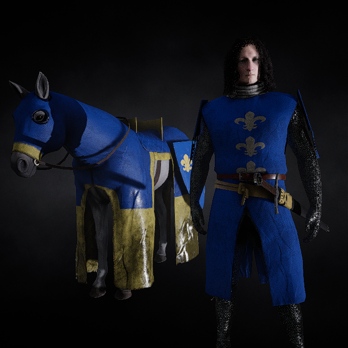 Philippe IV le Bel - France (Heraldry on surcoat)