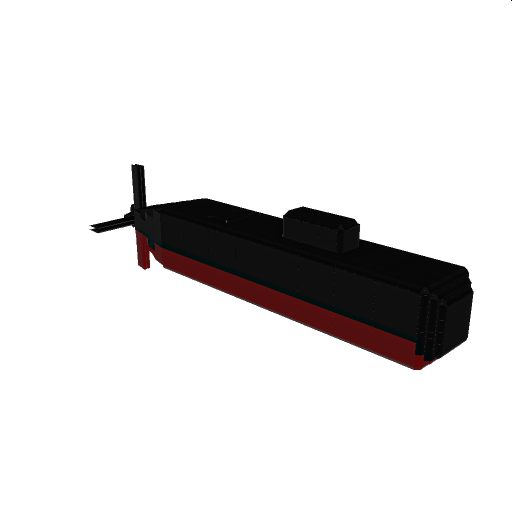 nuclear submarine With guided missle
