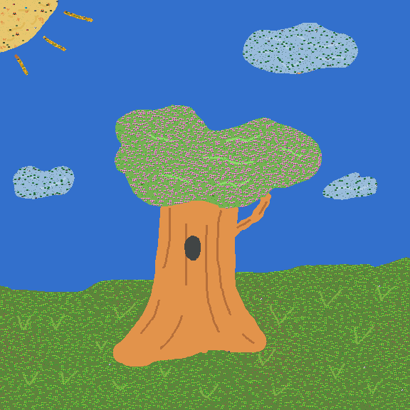 Tree Pixel Art