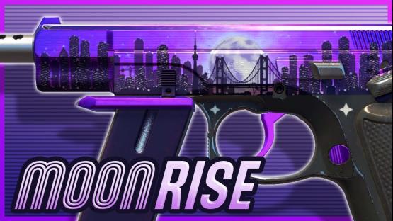 CZ75-Auto | Moonrise 2 (Anodized Airbrushed)