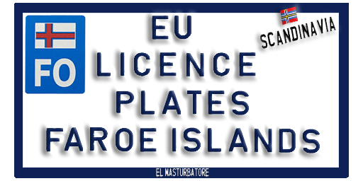 EU Licence Plates - #26 Faroe Islands