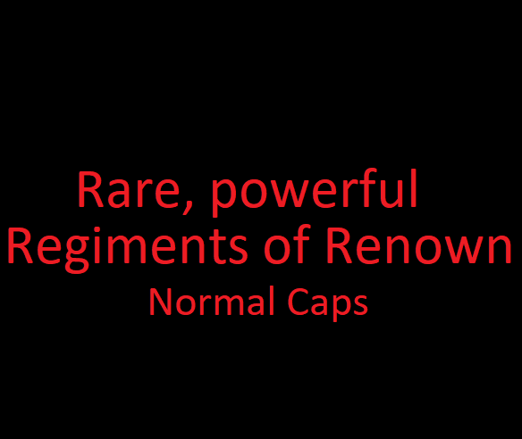 Regiment of Renown Exp Gain and Scaling Cycle Times - Limited RoR version - Buggy since last patch