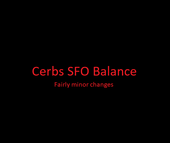Cerbs personal SFO balance mod