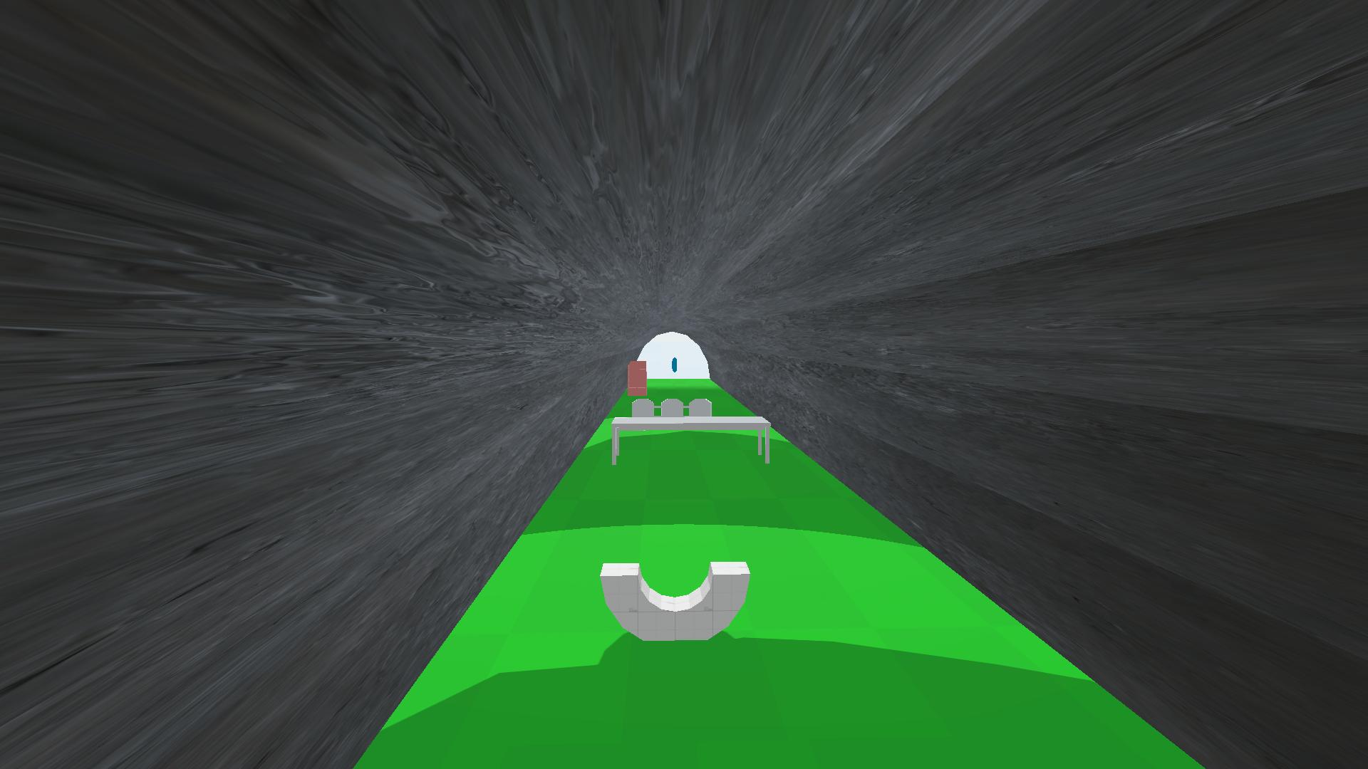 the tunnel