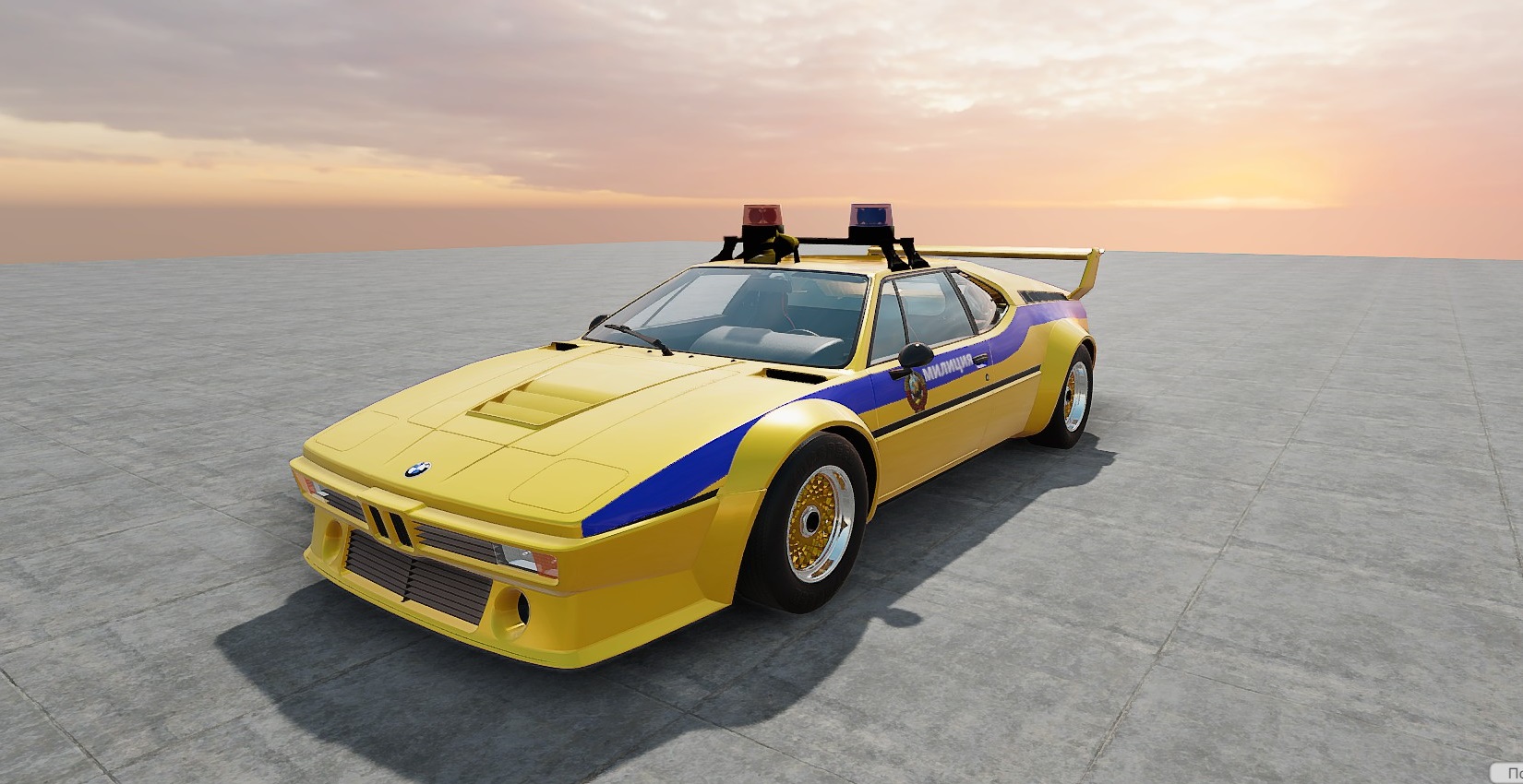 Milicia USSR for BMW M1 Procar [Livery]
