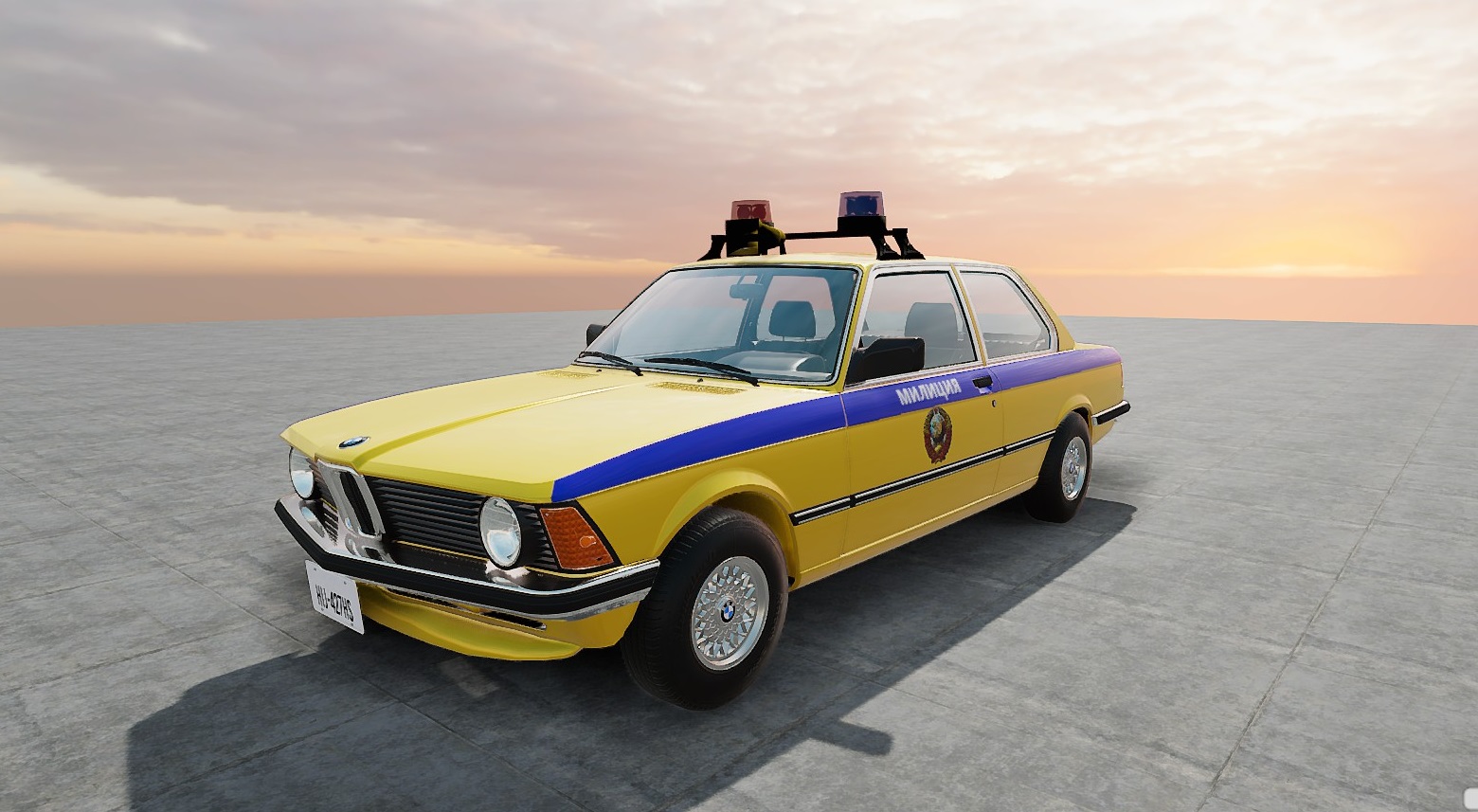 Milicia USSR for BMW E21 [Livery]