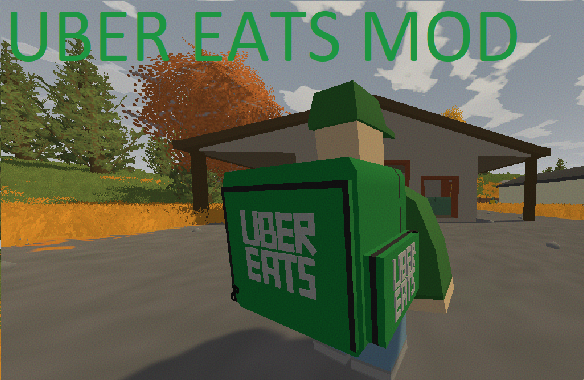 UBER EATS MOD (WEAPON OF MASS DELIVERY) – Unturned Mod