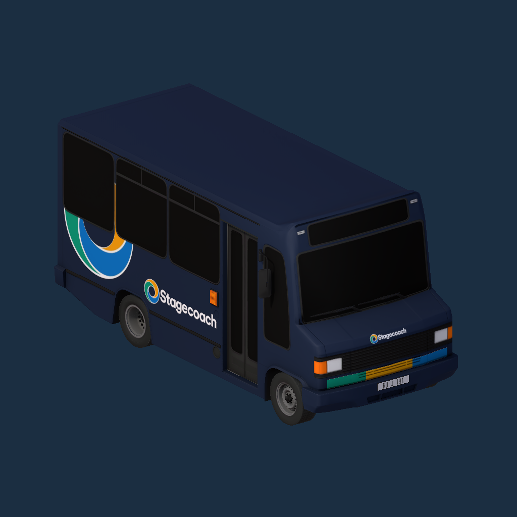 Mercedes 709D Stagecoach 2024 livery