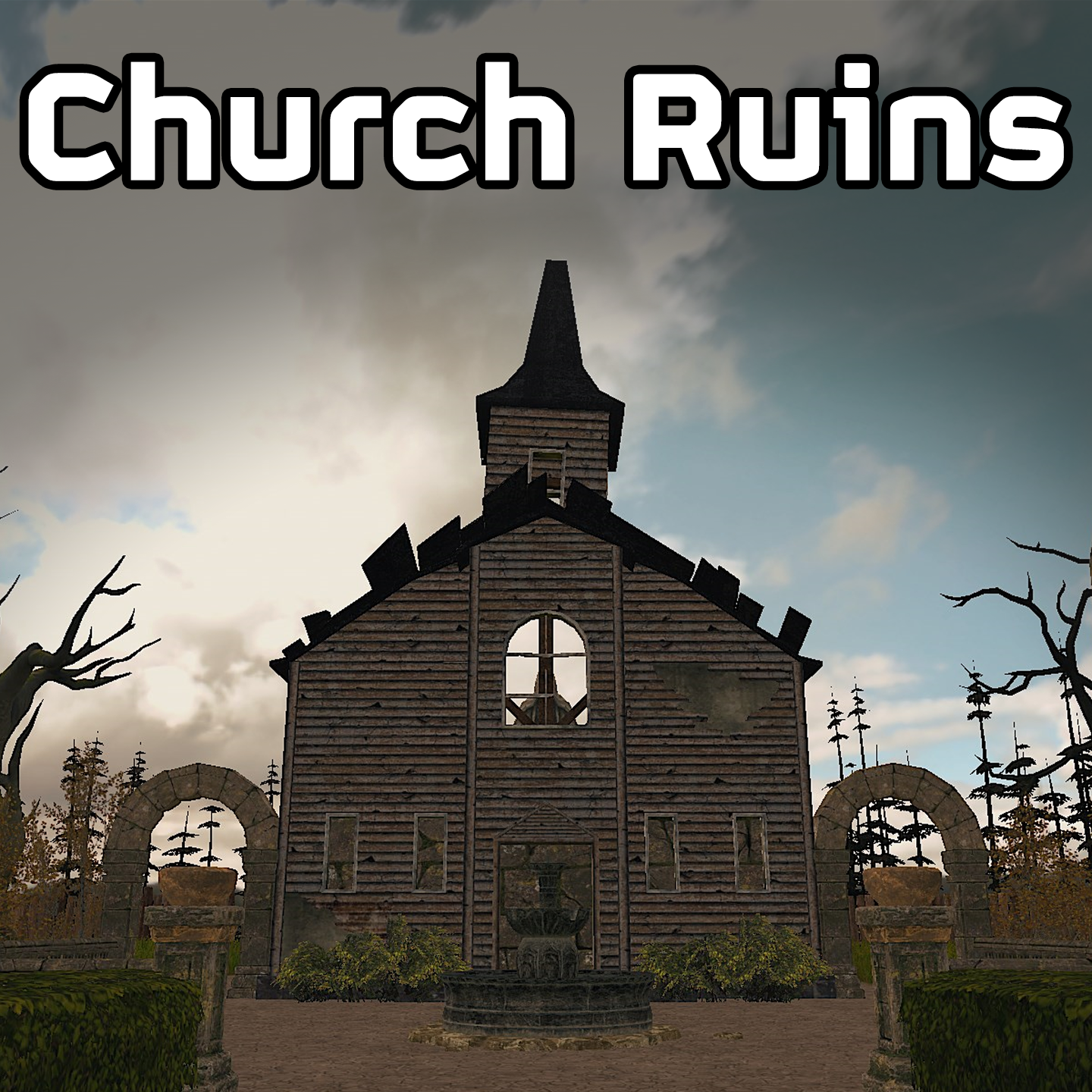 Church Ruins 4x6 Additive Load