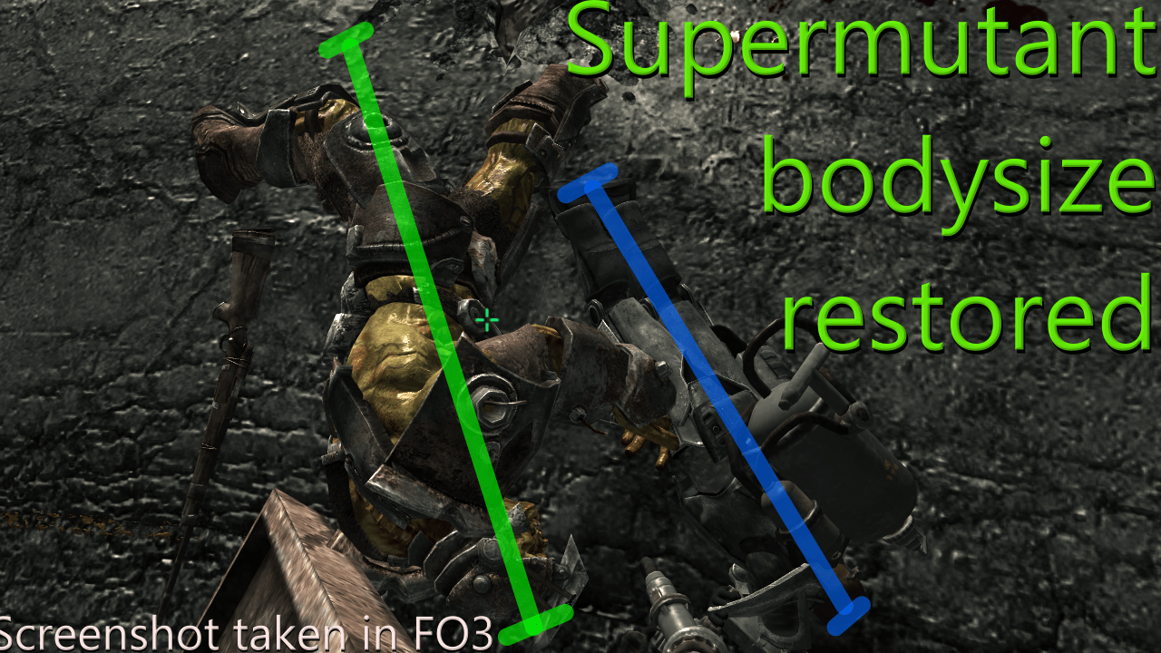 Supermuntant body size restored