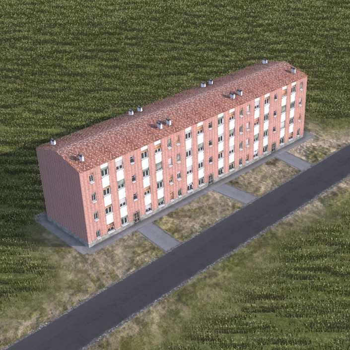 Brick building