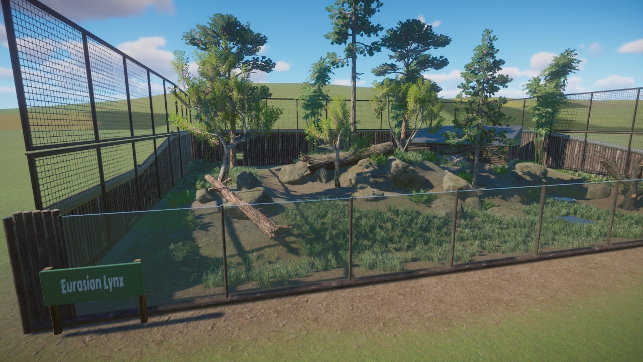 Starter Eurasian Lynx Habitat (new design 2024)