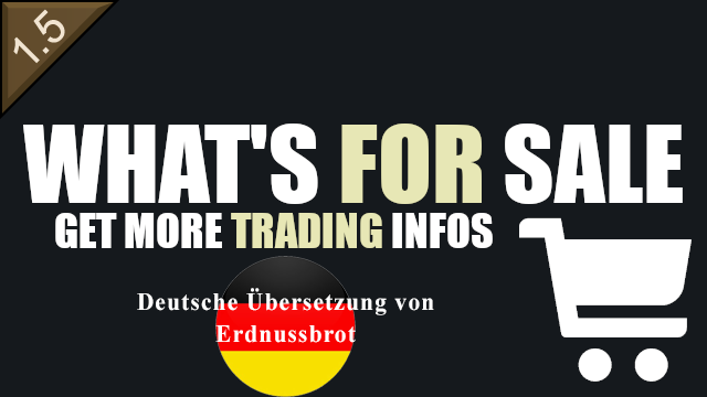 What's for sale? - Deutsch