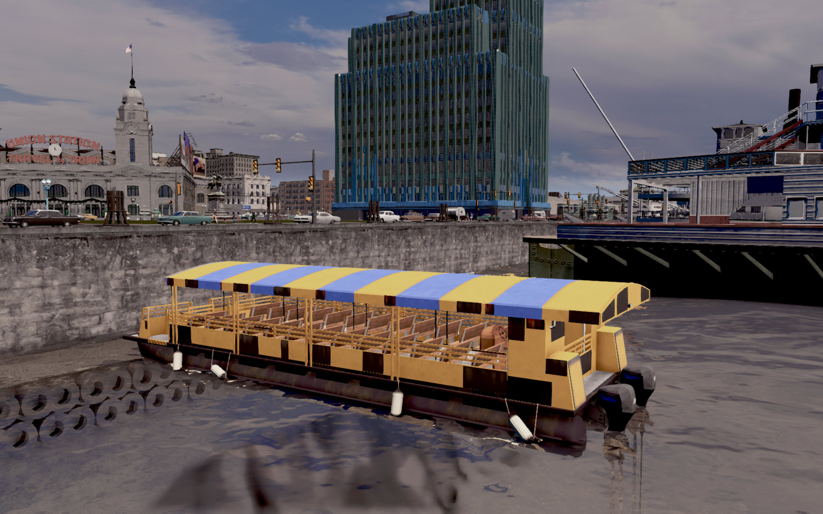 self propelled pontoon