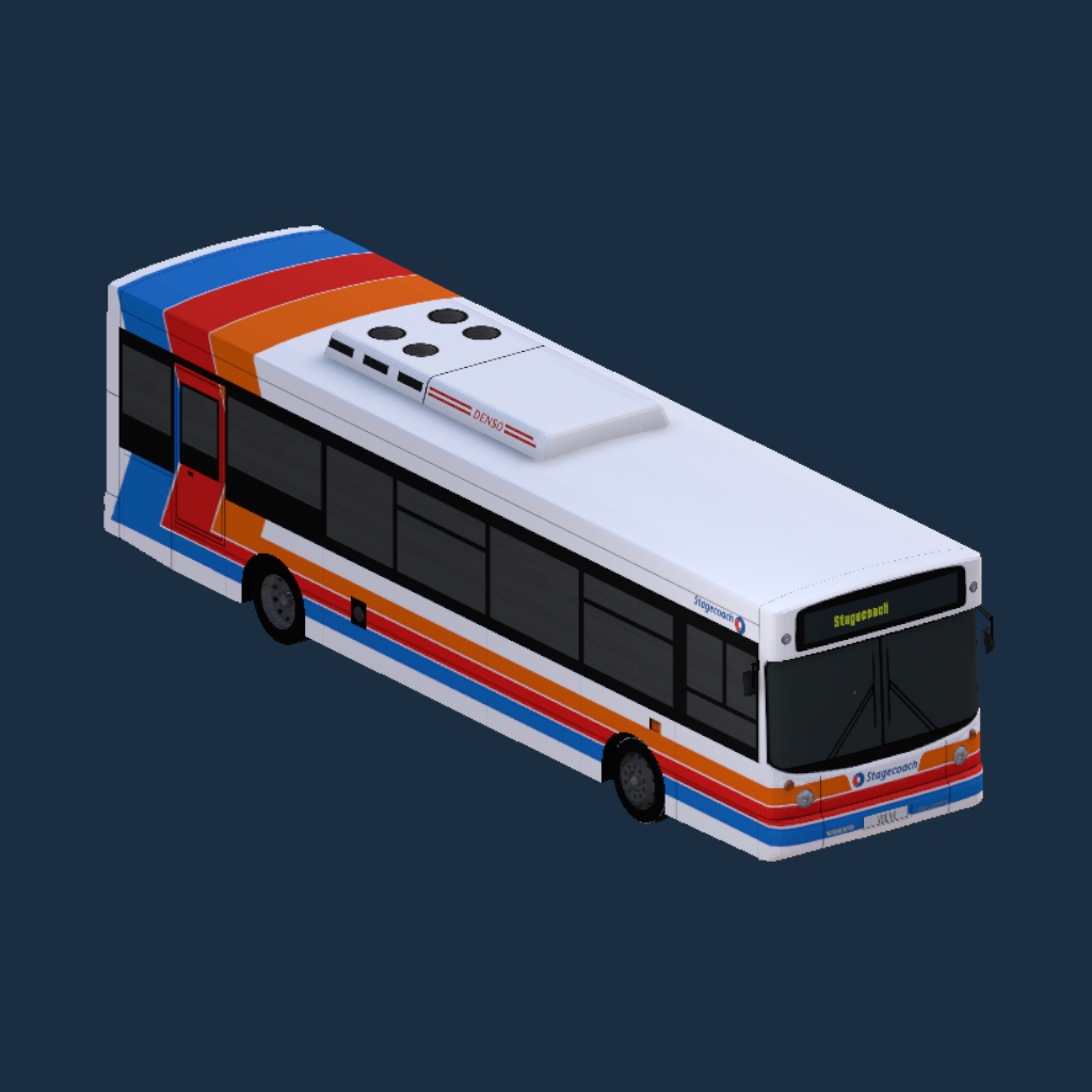 Volvo B6LE ALX200 - Stagecoach Stripes