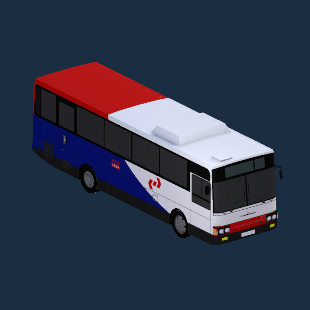 KCR Mitsubishi MK117J - Red, Blue & White