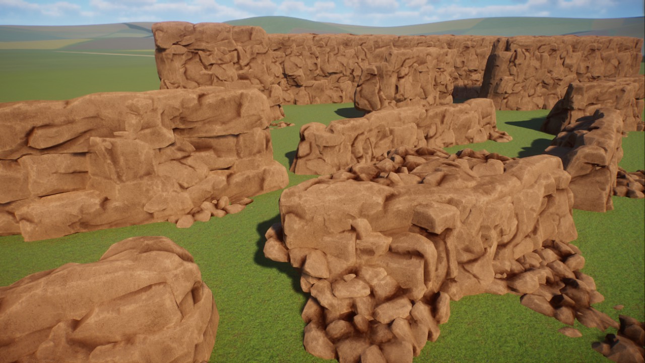 Desert Faux Rock Walls