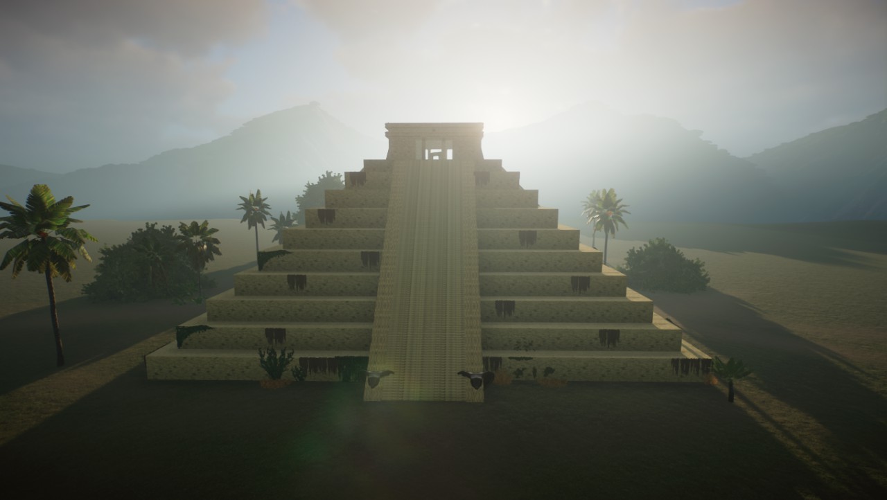 Chichen Itza Pyramid Full Scale build