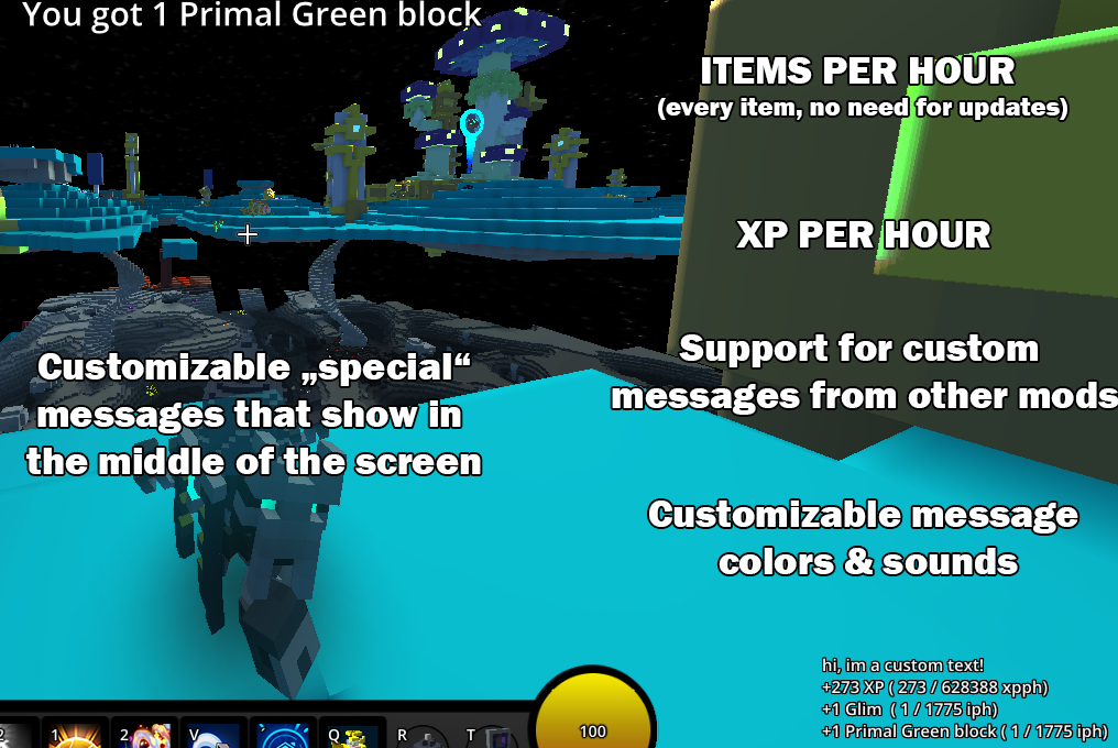 - Obscure UI - Infolog