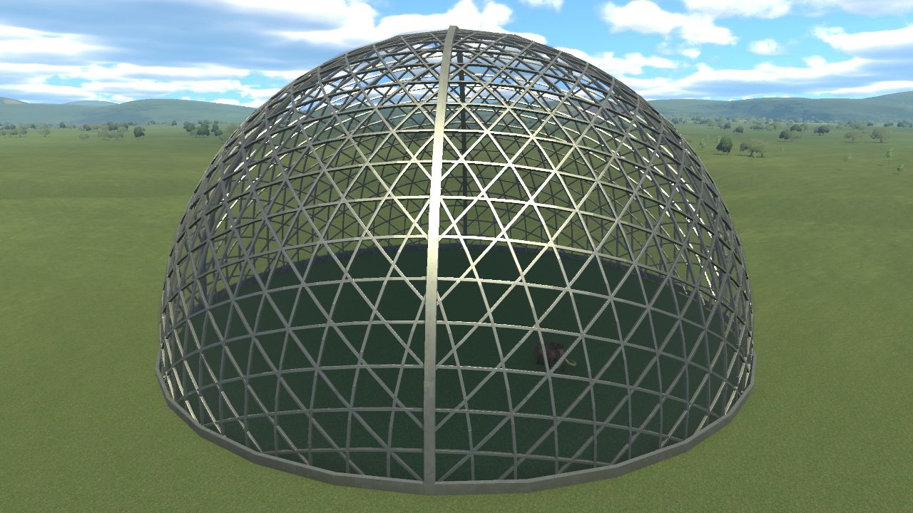 Geodesic Glass Dome - Simple