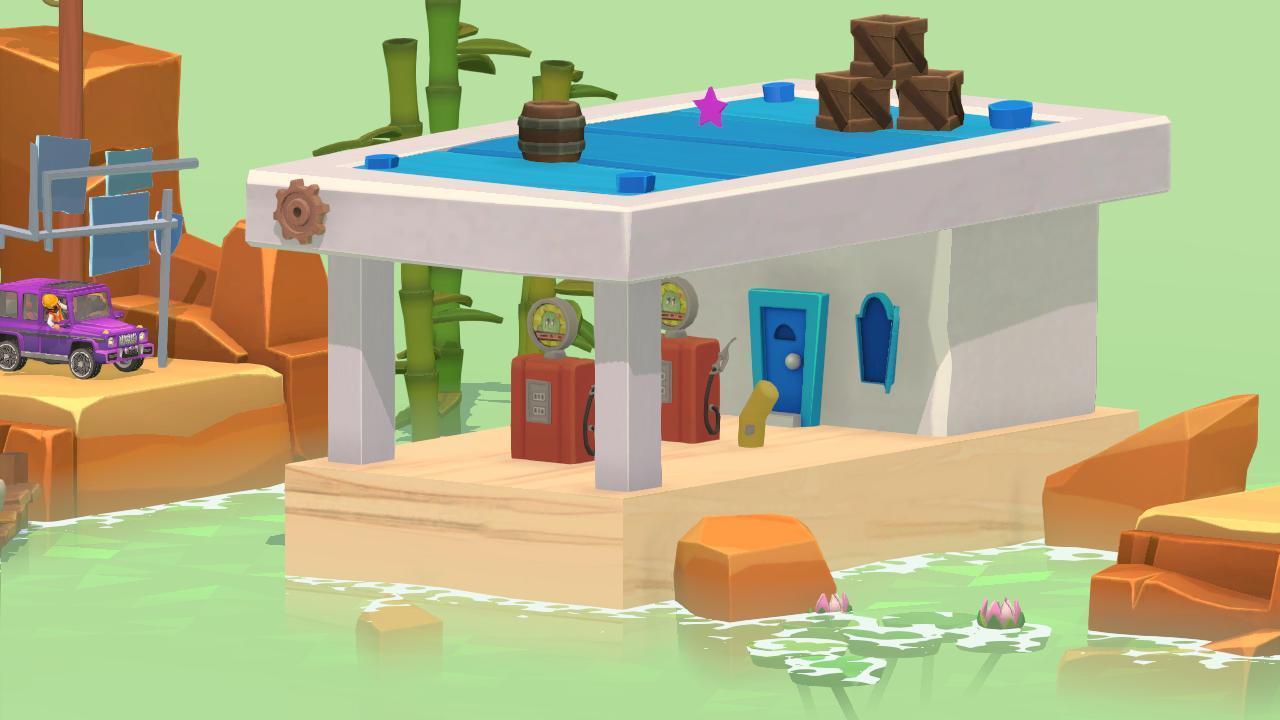 The gas station