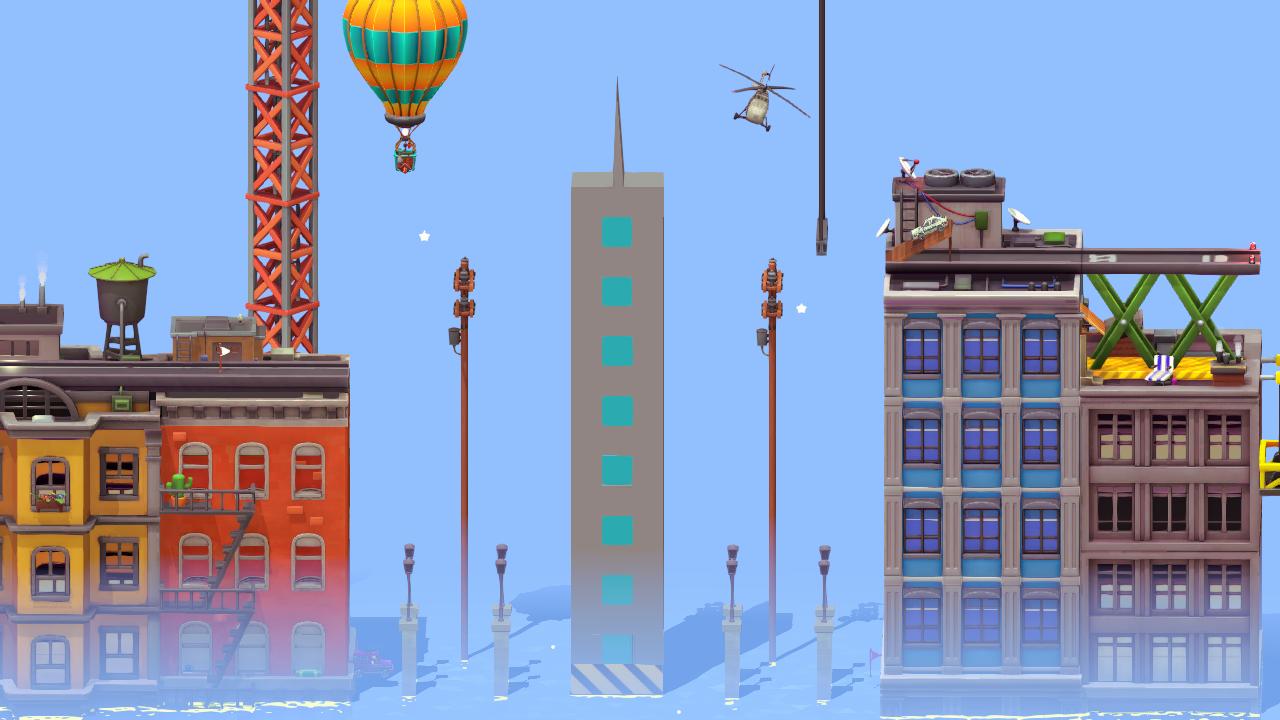 The collapsing tower