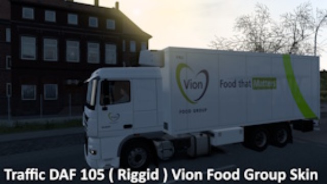 Traffic DAF 105 Riggid Reefer