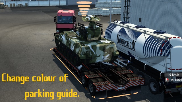 Change colour of Parking guide to orange/パーキングガイドをオレンジ色に変更 Ver.1.1