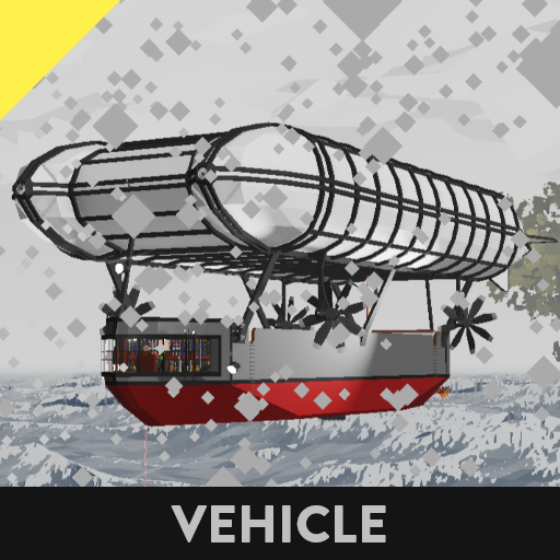Giant airship (build whatever you want on it)
