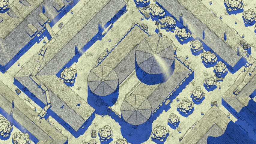 Smoke rises