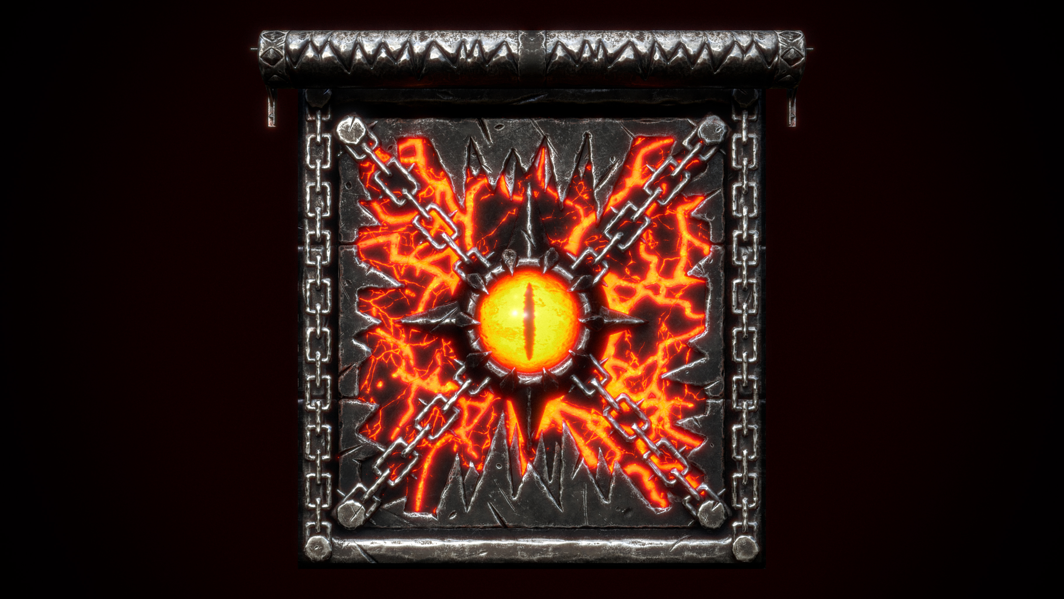 Watcher of Doom Garage Door