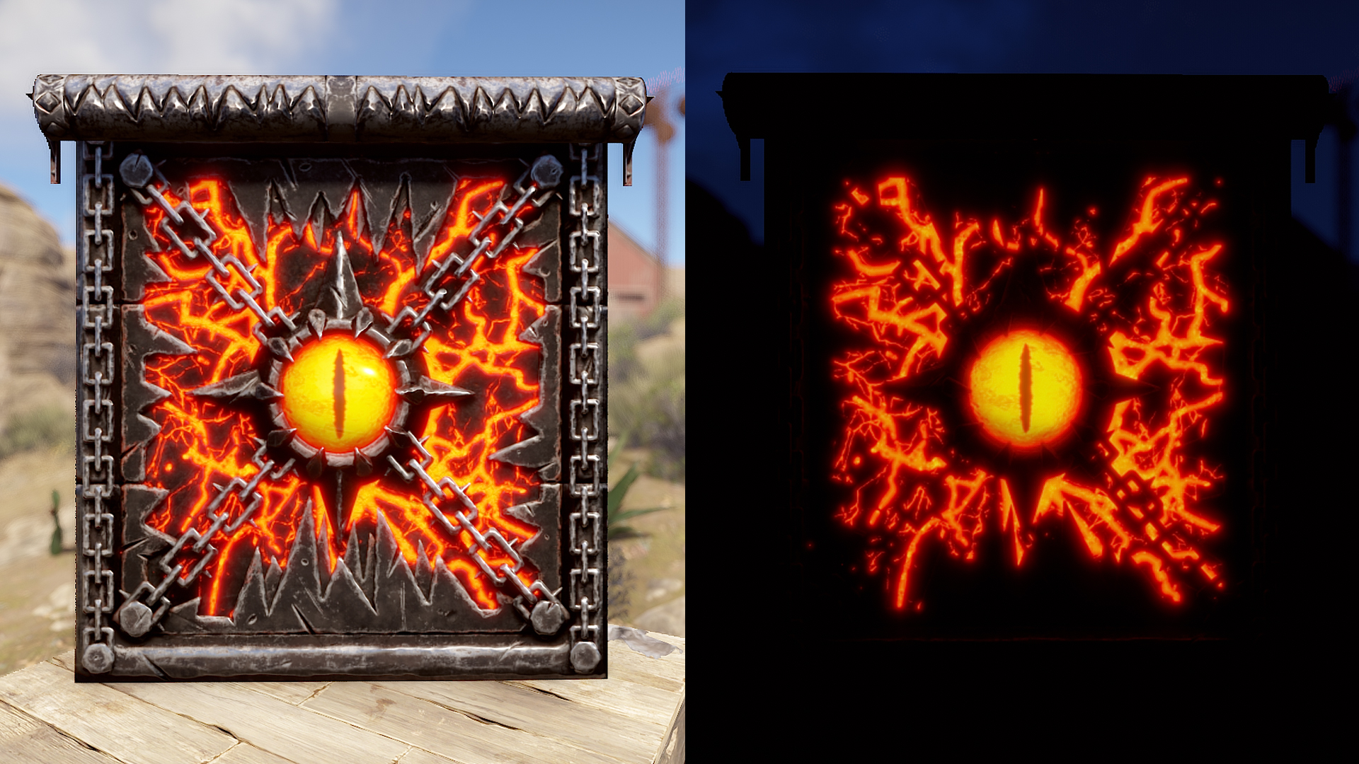 Watcher of Doom Garage Door