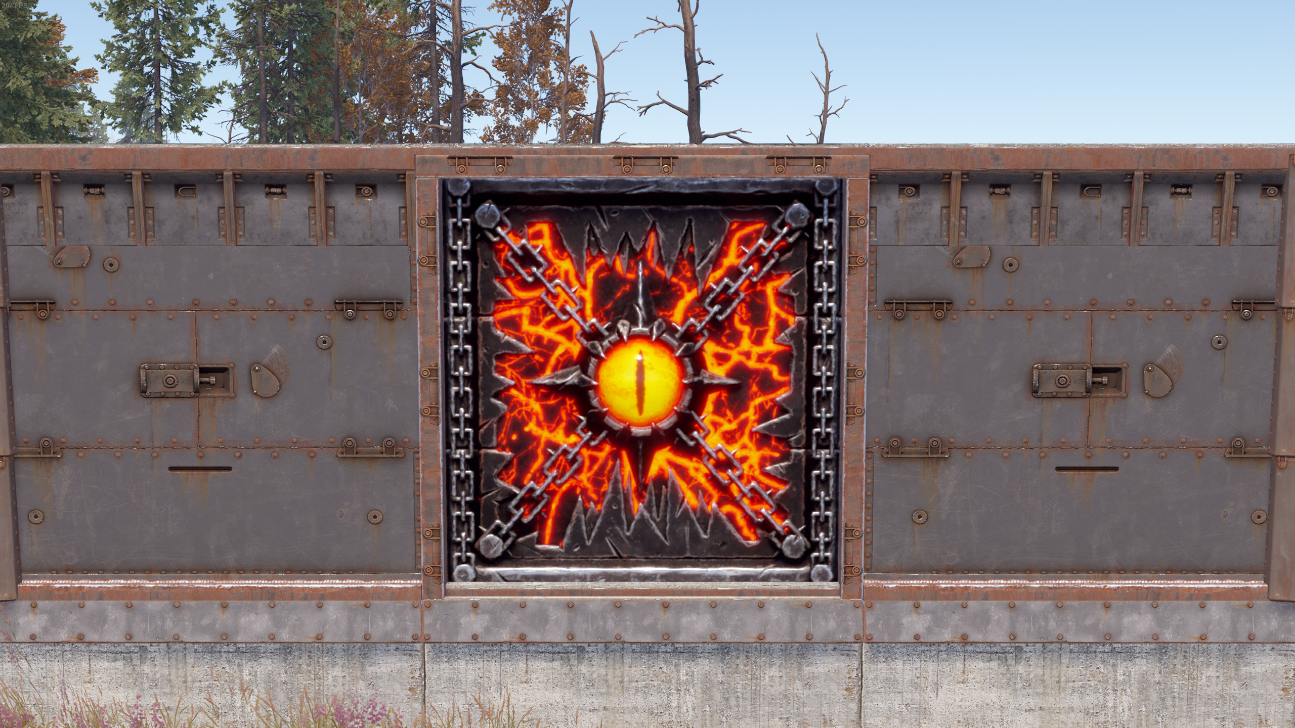 Watcher of Doom Garage Door