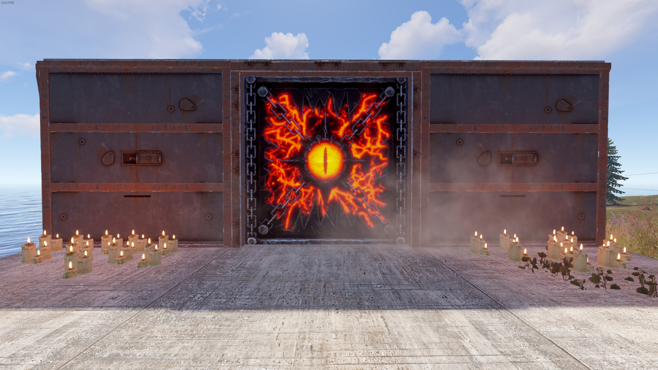 Watcher of Doom Garage Door