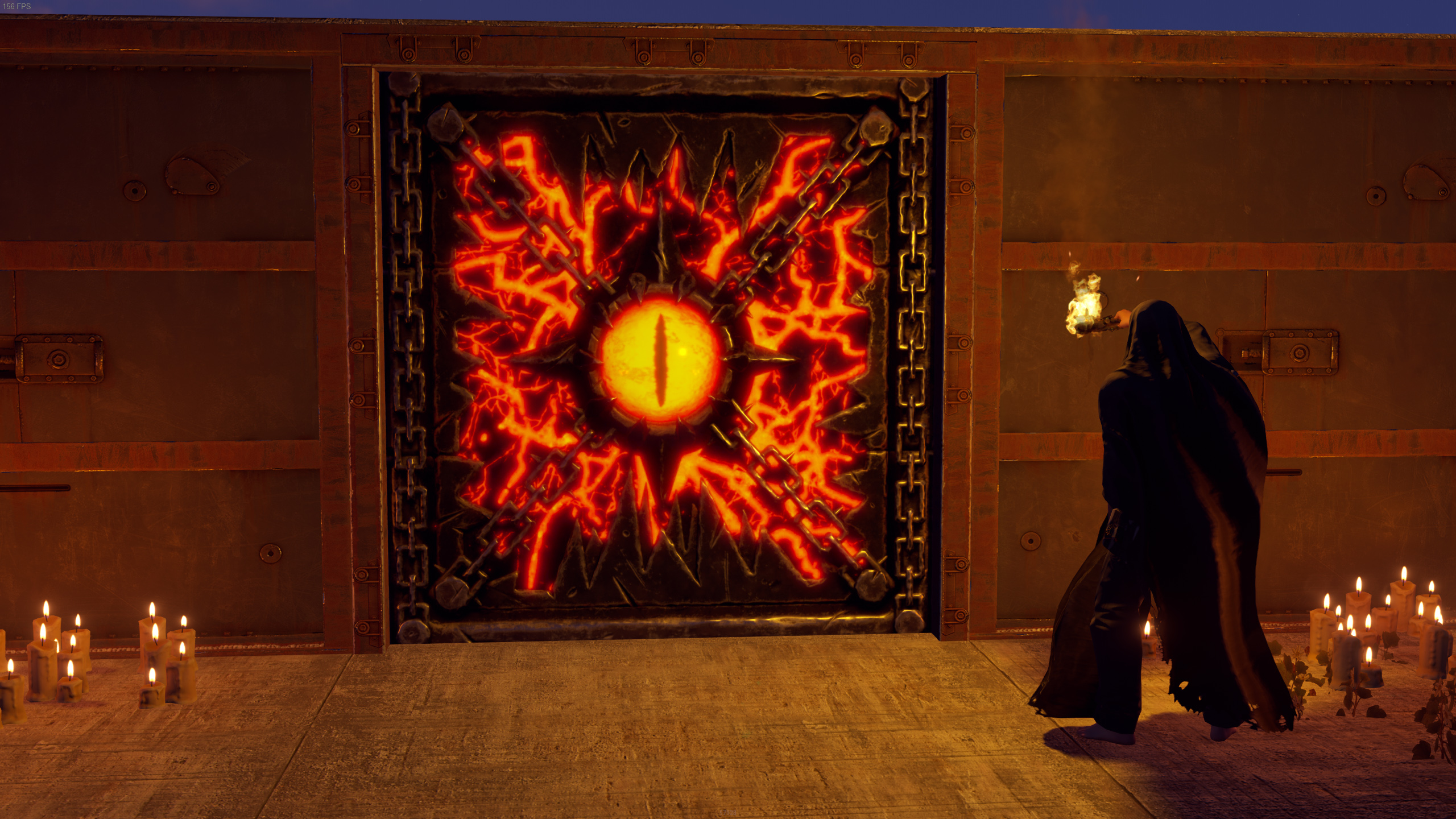 Watcher of Doom Garage Door
