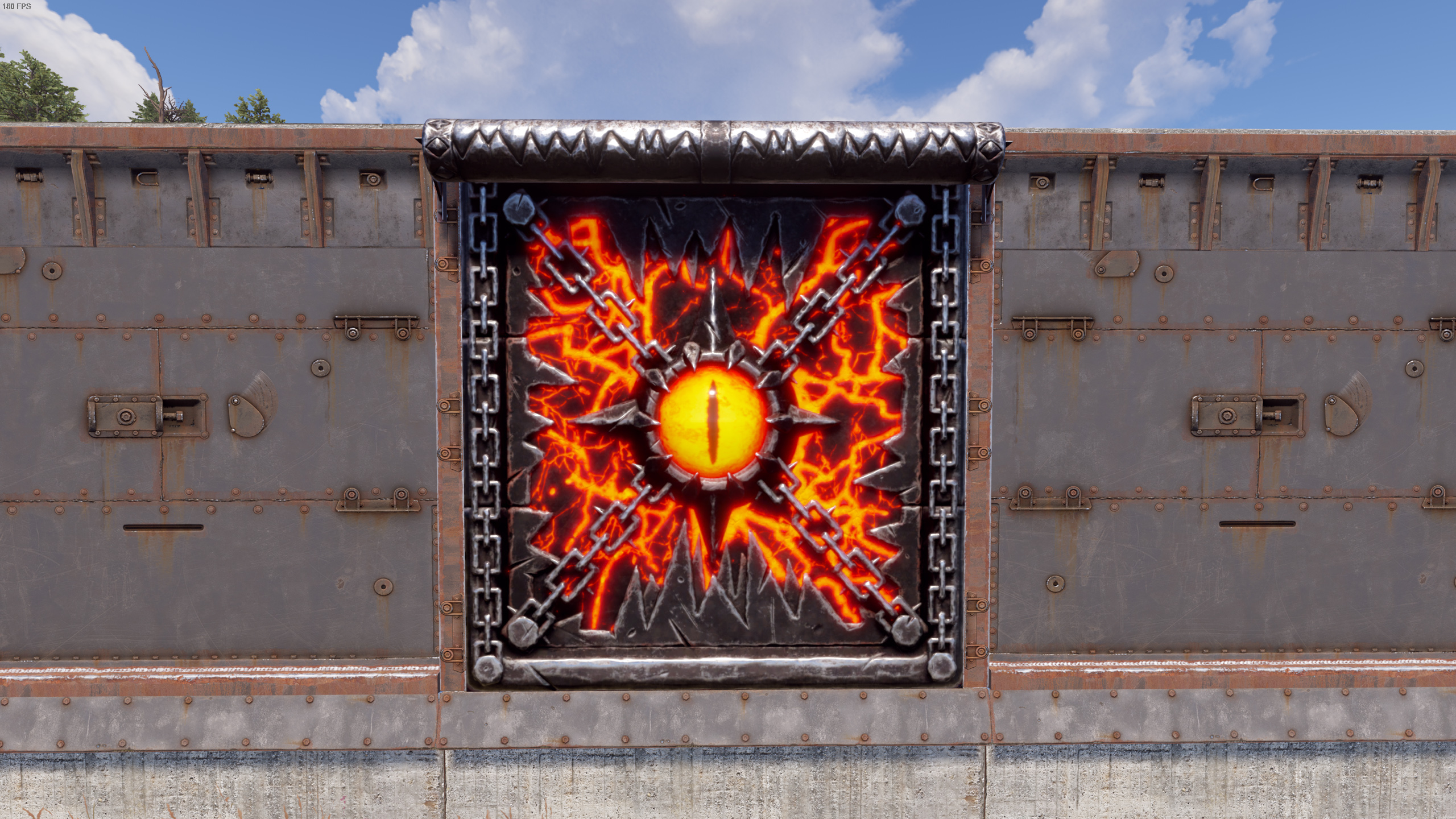Watcher of Doom Garage Door