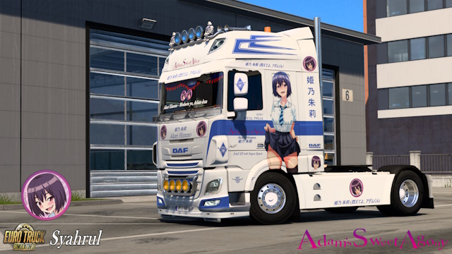 DAF XF 106 Akari Himeno - Modaete yo, Adam-kun Skin