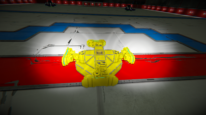 Space Hockey Yellow Puck