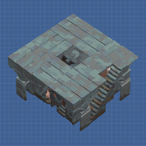 Over-optimised stackable housing (non-insulated stone)