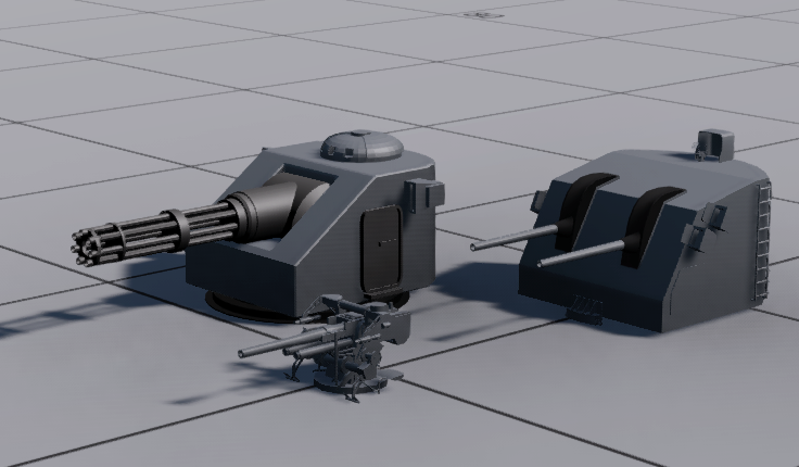 USA127x7Gatling Gun，美国7管127mm加特林