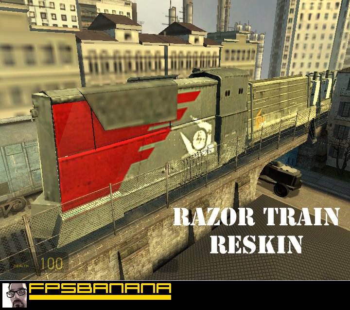 Razor Train Repainted reskin