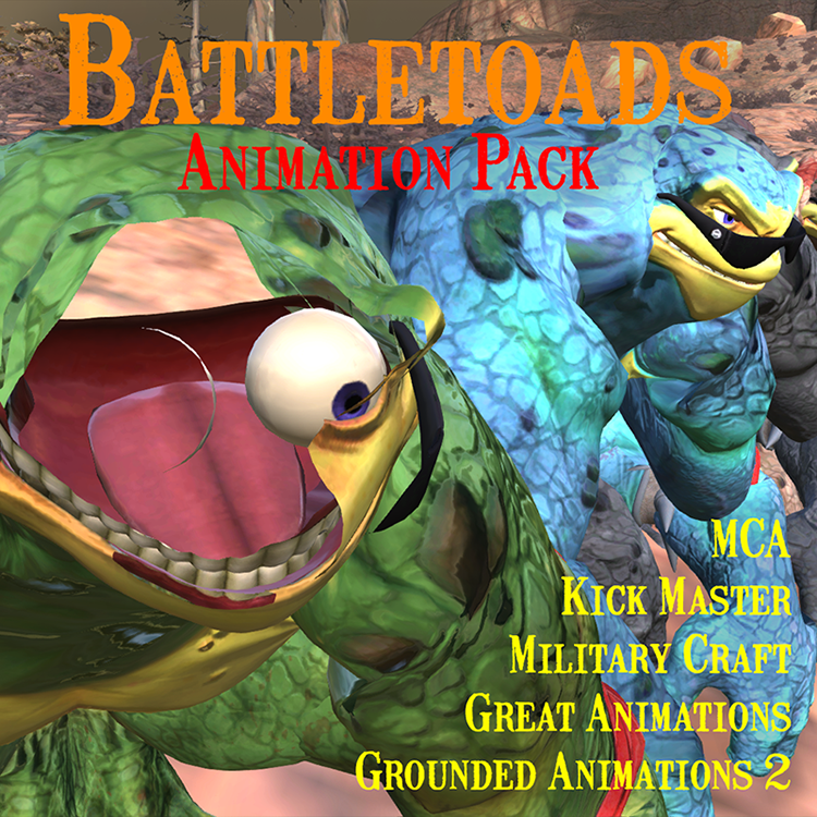 Battletoads animation pack