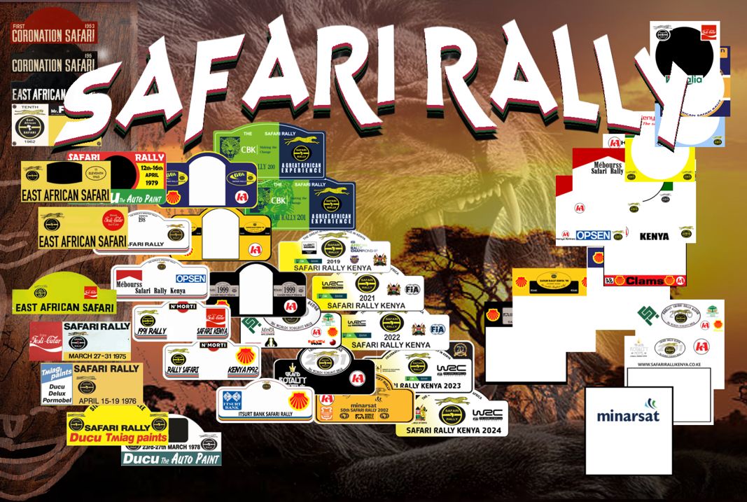 SAFARI RALLY PLATES