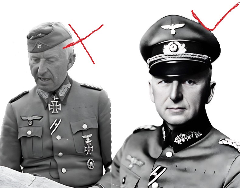 Ger officer cap mod (Original compatibility)
