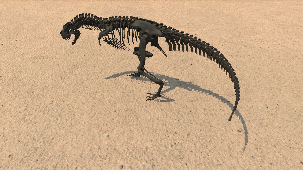 Abelisaur skeleton