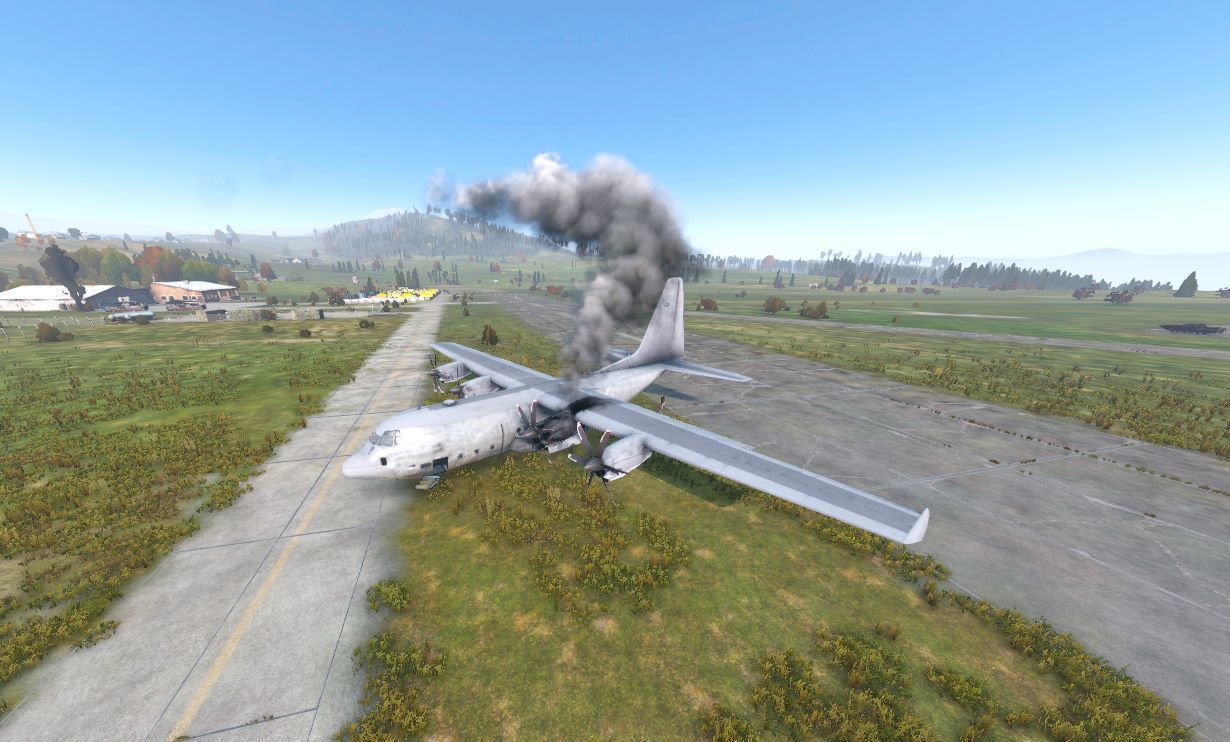 AC130 Plane Crash - Smokey Models