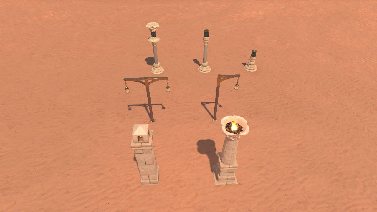 Arid streetlights  / Farolas  aridas