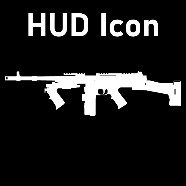 Call of Duty Online - Thompson HUD Icon (SMG)
