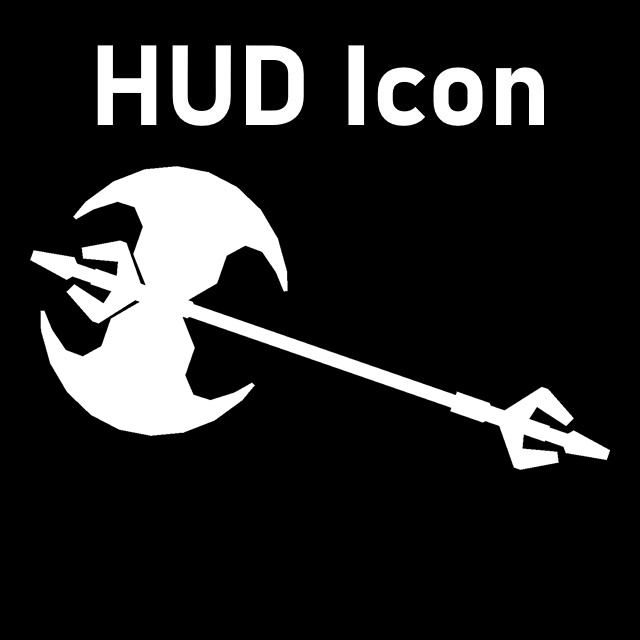 BIONICLE - Axonn's Axe HUD Icon (Fireaxe)

