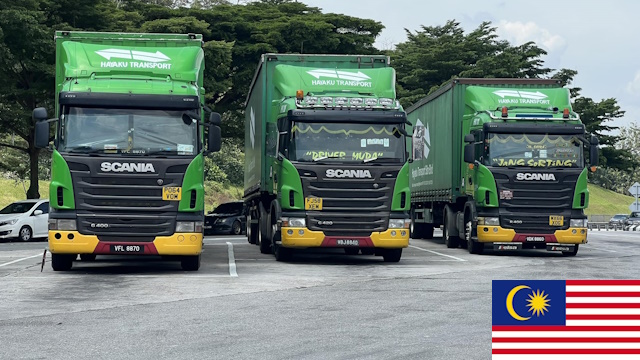RJL Scania G & R Series Hayaku Transport Sdn Bhd. Combo Skin